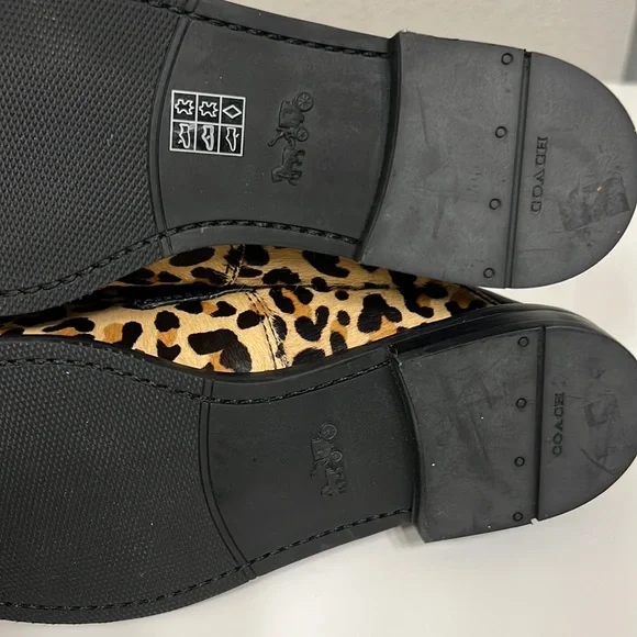 🐆COACH Women's Putnam Loafer Leopard Print size 5